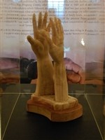 藏品(排灣族木雕-手文)的圖片